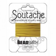 Beadsmith polyester soutache Schnur 3mm - Cadmium yellow